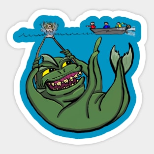 Sea Monster Trickery Sticker